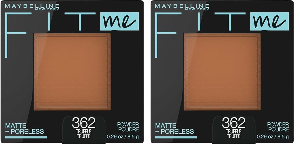 Maybelline Fit Me Matte + Poreless Pressed Face Powder Makeup & Setting Powder, Classic Ivory, 1 Count